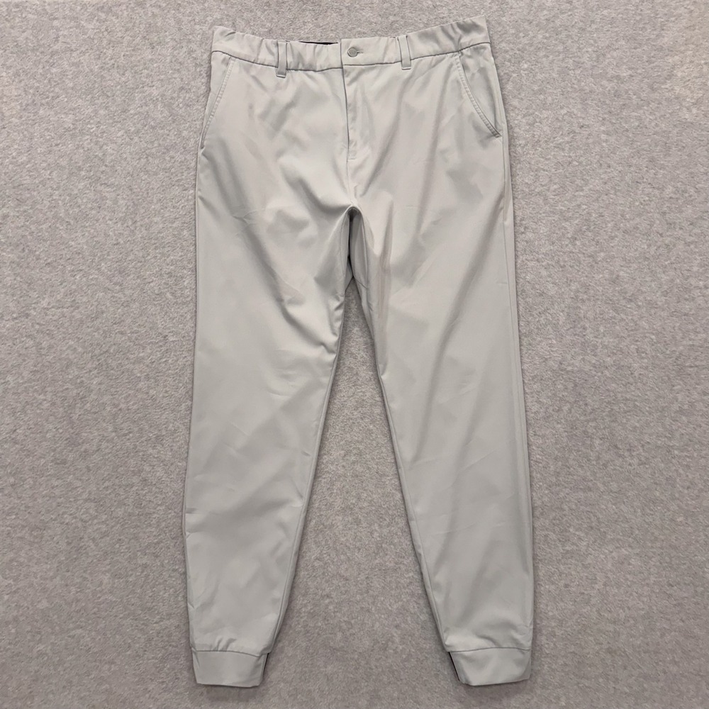 Good Good Golf Pants Mens 34 Light Grey Jogger
